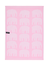 70940-4547-08-10_6; Finlayson Elefantti Keittiöpyyhe 2 kpl Vaaleanpunainen / Valkoinen / 50x70 cm