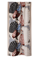 23310-42635-1060CU; Finlayson Metsänvartijat Verho Beige / Sininen / 140x250 cm