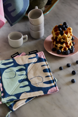 80017-4547-30-10_1; Finlayson Elefantti Patalappu 2 kpl Multi Siniharmaa / Pastelli / 22x22 cm