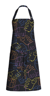 80045-5416-02-10; Finlayson Elefantti villi Essu Musta / Multi / 70x85 cm