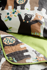 60432-5165-05-06_1; Finlayson Kopla Unipussi Ruskea / Persikka / 90x250 cm