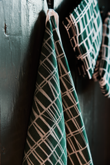 70910-3435-17-10_3; Finlayson Coronna Keittiöpyyhe 2 kpl Tummanvihreä / 50x70 cm