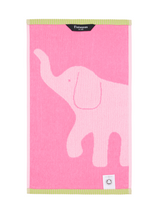 70562-5415-03-12_1; Finlayson Elefantti vapaa 1 Käsipyyhe Pinkki / Vihreä / 30x50 cm