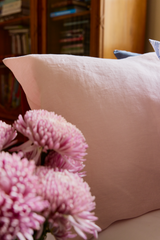 60260-0200-03-10_1; Finlayson Lino Pellavatyynyliina Roosa / 50x60 cm