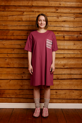 RW15001-431-XXL; RW15001-431-XL; RW15001-431-S; RW15001-431-M; RW15001-431-L; Finlayson Aino yöpaita Vaaleanpunainen / L