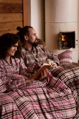 60256-4301-01-10_1; 60256-1951-01-10_1; Finlayson Reino Flanellityynyliina Ruskea / 50x60 cm