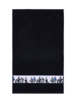 70154-4864-01-12_3; Finlayson Tom of Finland Blue Squad Käsipyyhe Musta / 50x80 cm