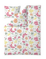 60653-4287-11-06; Finlayson Unelma Pussilakanasetti Vihreä / Pinkki / 150x210 + 50x60 cm