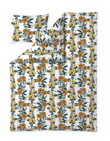 60652-5491-01-06; Finlayson Kaksin Pussilakanasetti Oranssi / Vihreä / 150x210 + 50x60 cm