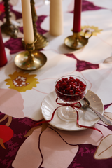 80419-5489-01-06_2; Finlayson Rosa Pöytäliina Luumu / 145x250 cm