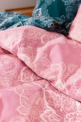 60714-4546-14-06_3; Finlayson Viktoria Tencel-puuvillapussilakanasetti Roosa / 150x210 + 50x60 cm