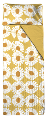 60432-5516-01-06; Finlayson Valo Unipussi Keltainen / Valkoinen / 90x250 cm