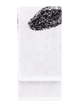 70510-5411-01-12_2; Finlayson Pupu Käsipyyhe Musta / Valkoinen / 50x70 cm