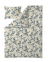 60652-5523-02-06; Finlayson Särkynytsydän Pussilakanasetti Vihreä / Keltainen / 150x210 + 50x60 cm