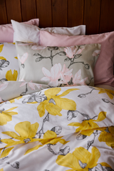 60712-4667-21-06_1; 60692-4667-11-05_1; 60712-4667-11-06_1; Finlayson Magnolia Satiinipussilakanasetti Harmaa / 150x210 + 50x60 cm