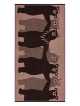 70564-1499-05-06_2; Finlayson Kopla Kylpypyyhe Tummanruskea / 70x140 cm