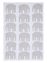 20995-4547-05-04_4; Finlayson Elefantti Vauvan torkkupeitto Harmaa / Valkoinen / 80x100 cm