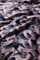 60714-4598-09-06_2; Finlayson Laine Tencel-puuvillapussilakanasetti Tummansininen / Vaaleanpunainen / 150x210 + 50x60 cm