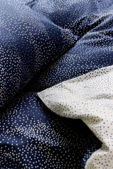 60652-5066-06-06_1; 60682-5066-06-05_1; Finlayson Säihke Parivuoteen pussilakanasetti Sininen / Valkoinen / 240x210 + 50x60 cm