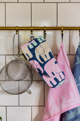 80006-4547-30-10_1; Finlayson Elefantti Patakinnas Multi Siniharmaa / Pastelli / 15x30 cm