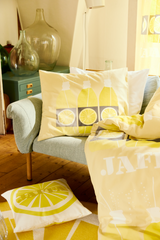 106792-2100_1; Finlayson Jaffa Bedset Keltainen / 150x210 cm
