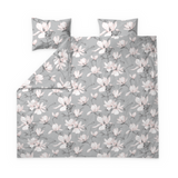 60692-4667-11-05; Finlayson Magnolia Parivuoteen satiinipussilakanasetti Harmaa / 240x210 + 50x60 cm