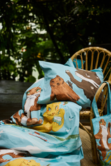 60552-5507-01-06_1; Finlayson Sankarit Pussilakanasetti Monivärinen / 150x210 + 50x60 cm