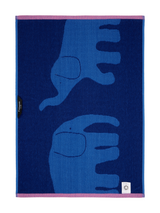 70563-5415-02-12_2; Finlayson Elefantti vapaa Käsipyyhe Sininen / 50x70 cm