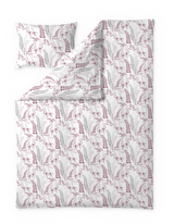 60653-5015-05-06; Finlayson Hanna Pussilakanasetti Malva / Harmaa / 150x210 + 50x60 cm