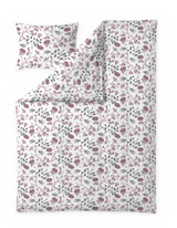 60653-4963-02-06_1; Finlayson Suukko Pussilakanasetti Harmaa / Roosa / 150x210 + 50x60 cm