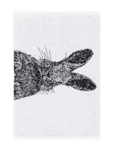 70510-5411-01-12; Finlayson Pupu Käsipyyhe Musta / Valkoinen / 50x70 cm