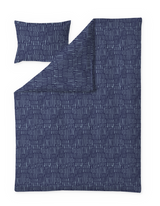 60652-5524-01-06; Finlayson Serenadi Pussilakanasetti Sininen / 150x210 + 50x60 cm