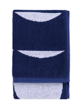 70073-4674-05-12; Finlayson Pajatso Käsipyyhe Tummansininen / Valkoinen / 50x70 cm