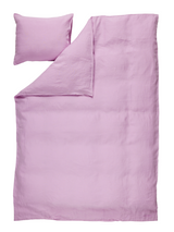 60760-0200-09-06; Finlayson Lino Pellava  pussilakanasetti Liila / 150x210 + 50x60 cm