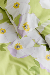 60136-5503-01-10_1; Finlayson Ruusa Tyynyliina Vaaleanvihreä / Vaaleanlila / 50x60 cm