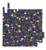 80017-5472-01-05; Finlayson Sievä Patalappu 2kpl Sininen / Luumu / 22x22 cm