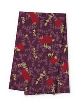 80427-5498-01-06; Finlayson Ruusunmarja Kaitaliina Luumu / 40x140 cm 