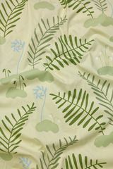 60652-5464-03-06_1; Finlayson Sammaleinen Pussilakanasetti Vaaleanvihreä / 150x210 + 50x60 cm 