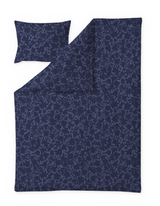 60712-5488-02-06; Finlayson Katveessa Satiinipussilakanasetti Sininen / 150x210 + 50x60 cm 