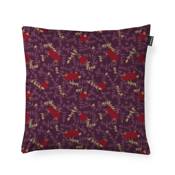 80813-5498-01-04; Finlayson Ruusunmarja Koristetyynynpäällinen Luumu / 48x48 cm 