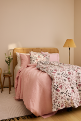 60765-0200-03-05_4; 60760-0200-03-06_4; Finlayson Lino Pellavapussilakanasetti Roosa / 150x210 + 50x60 cm 