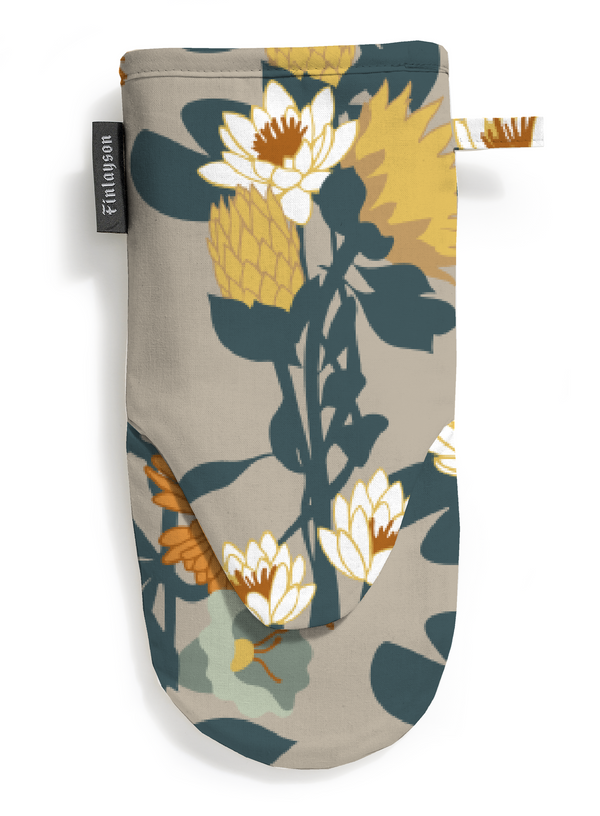 80006-5491-03-10; Finlayson Kaksin Patakinnas Punainen / Beige / 15x30 cm 
