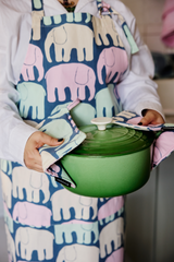 80040-4547-30-10_1; Finlayson Elefantti Essu Multi Siniharmaa / Pastelli / 70x85 cm 