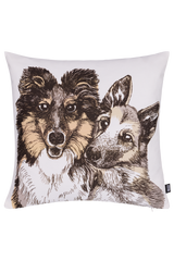 108838-1000; Finlayson Ystävykset Cushion cover Beige / 43x43 cm 