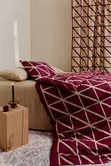 23310-23982-1049CU_2; Finlayson Lucina Verho Beige-viininpunainen / 140x250 cm 