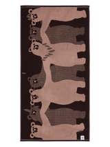 70564-1499-05-06_3; Finlayson Kopla Kylpypyyhe Tummanruskea / 70x140 cm 