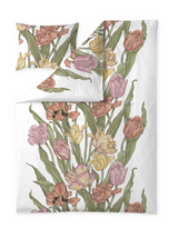 109038-7040; Finlayson Kukoistus Sateen bedset Pastelli / 150x210 cm 