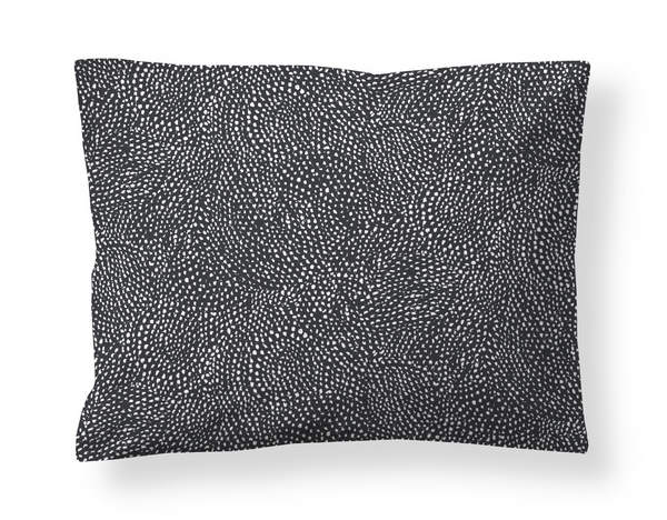 60136-4890-01-10; Finlayson Kurupuro Tyynyliina Musta / Valkoinen / 50x70 cm 