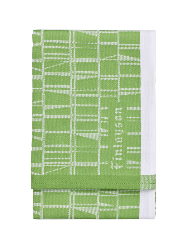 70910-3435-16-10; Finlayson Coronna Keittiöpyyhe 2kpl Kevään vihreä / 50x70 cm 