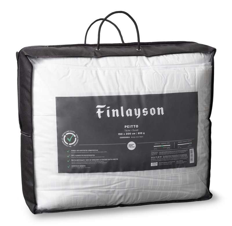 40516-3435-01-03_3; Finlayson Coronna Kevyt tuplapeitto Valkoinen / 240x210 cm 